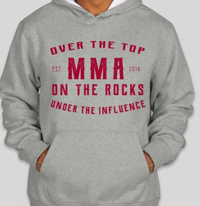 MMA ON THE ROCKS HOODIE - teamreaper