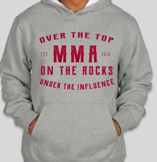 MMA ON THE ROCKS HOODIE - teamreaper