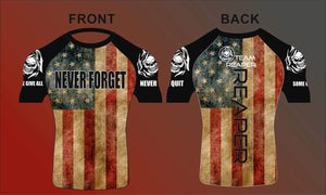 NEVER FORGET RASH GUARDS - teamreaper