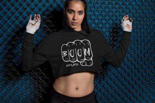 TEAM REAPER BOOM CROP HOODIE - teamreaper